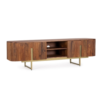 Тумба под ТВ WILFRED TV CABINET 4DO -1SH MANGO WOOD MANGO WOOD MANGO WOOD 180X40X45 СМ. (NRM05415)