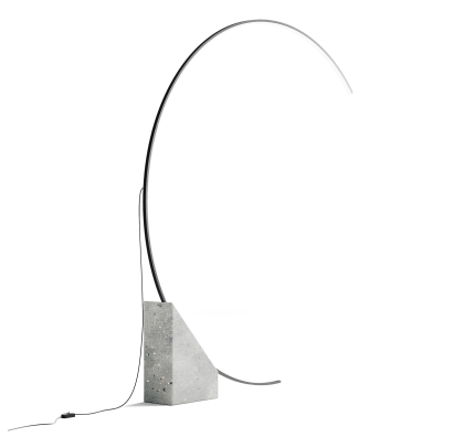 Торшер RUNE FLOOR LAMP NERO NERO 176X14X204 СМ. (NRM05432)