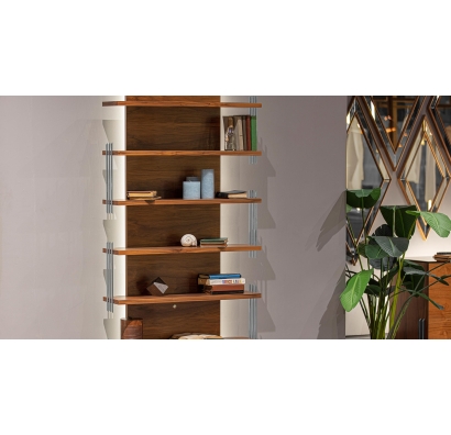 Шкаф напольный LIMA BOOKCASE / / 92X25X198 СМ. (FUG00133)