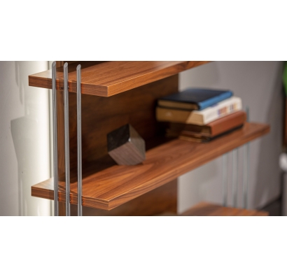 Шкаф напольный LIMA BOOKCASE / / 92X25X198 СМ. (FUG00133)