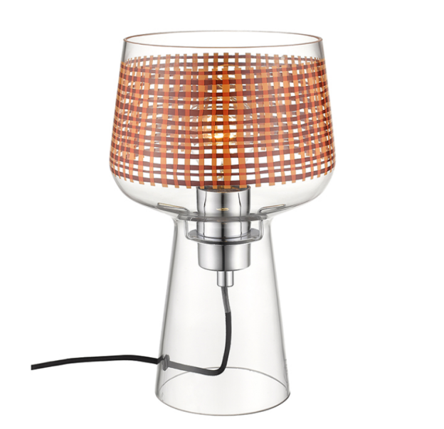 Светильник настольный MAGIC lampe a poser rouge ORANGE GLASS 16X16X30 СМ. (SEY00021)