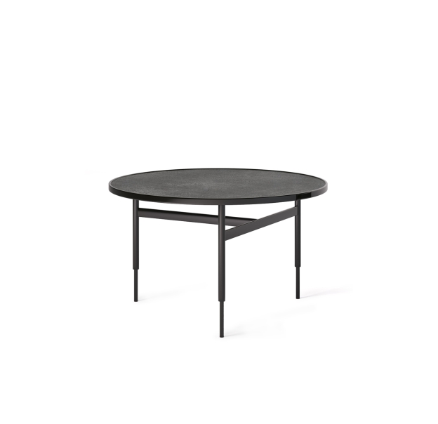 Стол журнальный GIO COFFEE TABLE BLACK ANTHRACITE  70X70X42 СМ. (ROM01397)