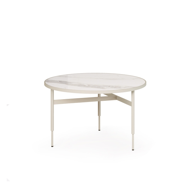 Стол журнальный GIO COFFEE TABLE ANGORA MICHELANGELO  70X70X42 СМ. (ROM01396_1)