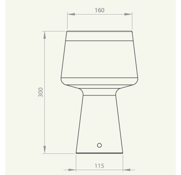 Светильник настольный MAGIC lampe a poser or GOLD GLASS 16X16X30 СМ. (SEY00020)