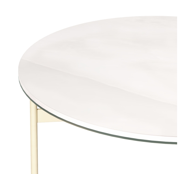 Стол журнальный THINNEST COFFEE TABLE PNA REVE DE REY PERLA  65X65X42 СМ. (NRM00107)