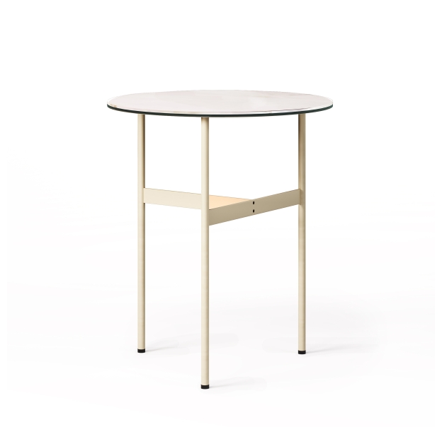 Стол журнальный THINNEST SIDE TABLE PNA REVE DE REY PERLA  45X45X50 СМ. (NRM00108)