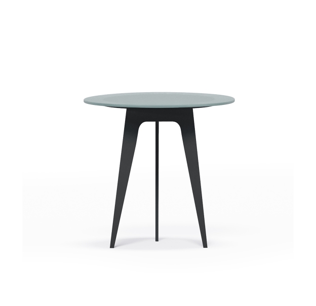 Стол приставной LINUS SIDE TABLE BLACK BETON   51X60X55 СМ. (NRM00121)