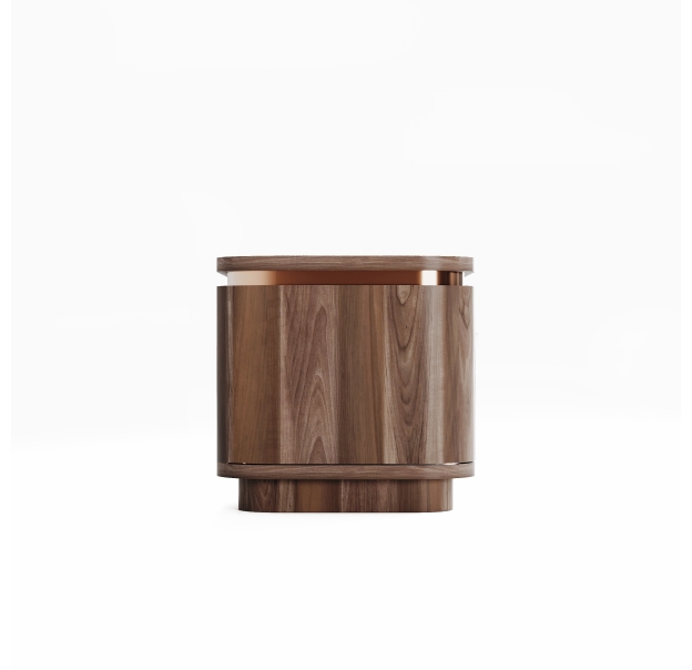 Тумба прикроватная RONDA NIGHTSTAND RIGHT MODULE WALNUT WALNUT  60X46X45 СМ. (NRM00037)