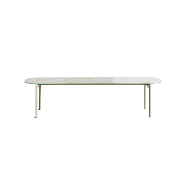 Стол журнальный LONG COFFEE TABLE PNA REVE DE REY PERLA  130X29X40 СМ. (NRM00200)