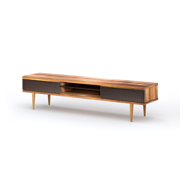 Тумба под ТВ PUNTO TV STAND WALNUT WALNUT BROWN 231X49X53 СМ. (NRM00020)