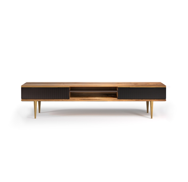 Тумба под ТВ PUNTO TV STAND WALNUT WALNUT BROWN 231X49X53 СМ. (NRM00020)