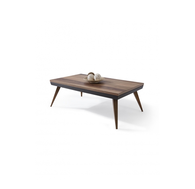 Стол журнальный PUNTO CENTER TABLE WALNUT EUROPEAN WALNUT  118X68X40 СМ. (NRM00051)