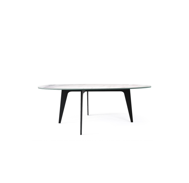 Стол журнальный KALLIOPE COFFEE TABLE BLACK PALISSANDRO  111X94X37 СМ. (NRM00122)