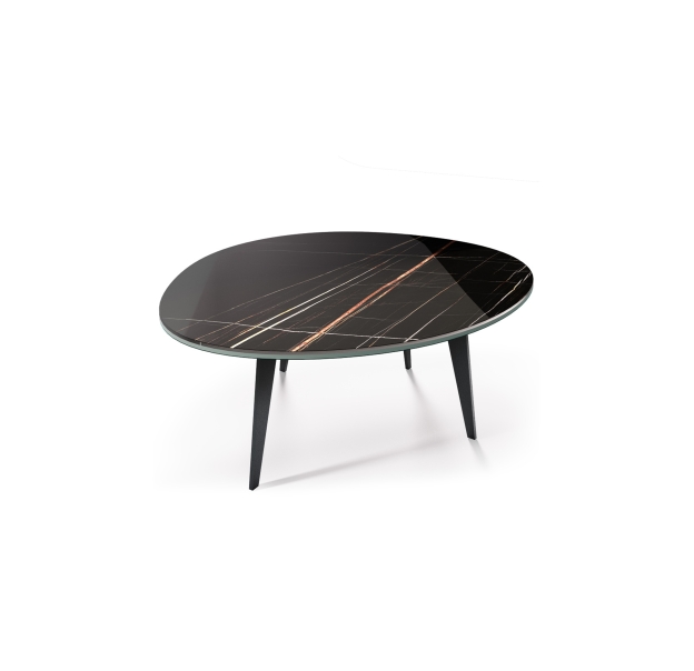 Стол журнальный KALLIOPE COFFEE TABLE BLACK THUNDER NIGHT  111X94X37 СМ. (NRM00239)