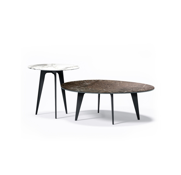 Стол приставной LINUS SIDE TABLE BLACK MICHELANGELO  51X60X55 СМ. (NRM00241)