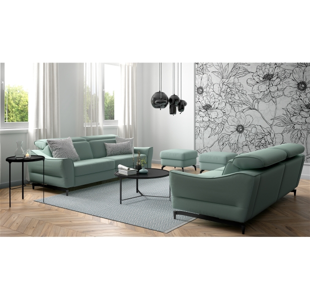 Диван VENEZIA B103-200-103B/54/DIVA BLUE/BULTEX/02OA OAK/