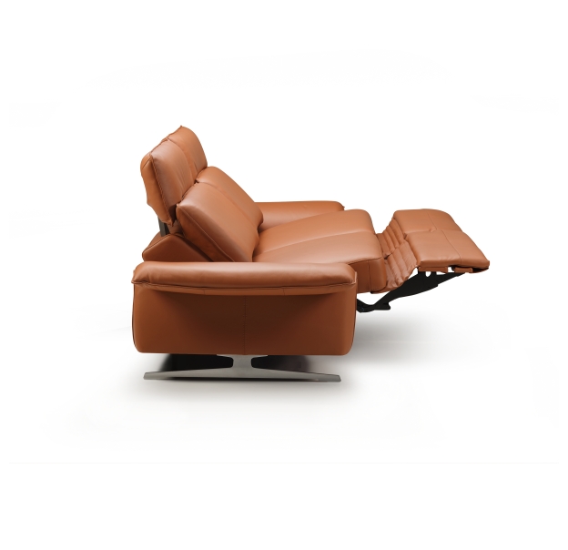 Диван ADORA B103-220-103B/54/MONTANA COGNAC/VISCOTEX/01BR BRUSHED/E,R,E,R