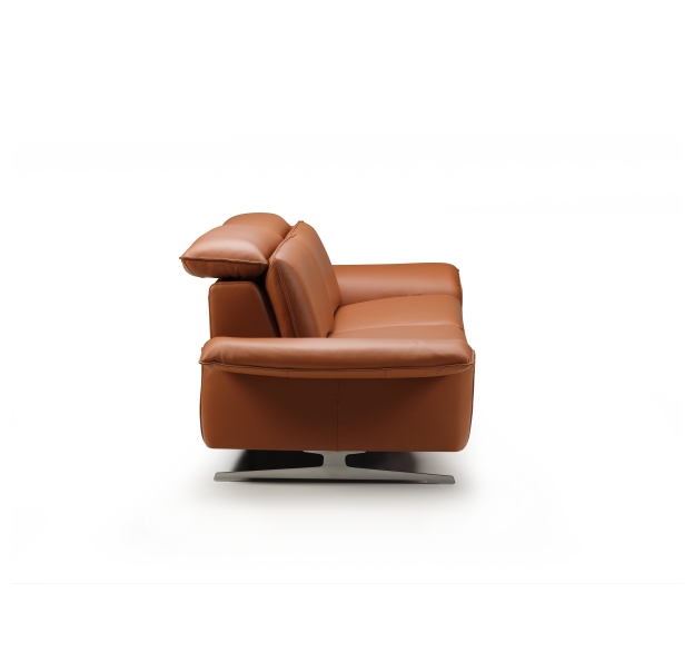 Диван ADORA B103-220-103B/54/MONTANA COGNAC/VISCOTEX/01BR BRUSHED/E,R,E,R