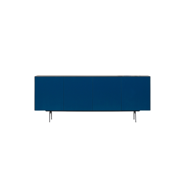 Комод / SIDEBOARD BLKC GLASS BLKC GLASS BLUR WAVE GLASS 200X45X80 СМ. (NRM00432)