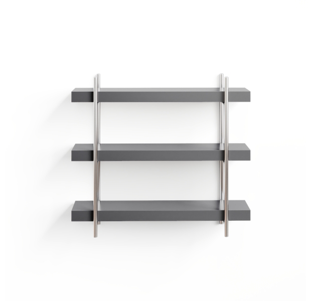 Полка фигурная GIZA SHELF GREY GREY 80X30X81 СМ. (NRM00494)