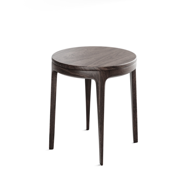 Стол журнальный MASSA SIDE TABLE WALNUT AMERICAN WALNUT  50X50X52 СМ. (NRM00513)