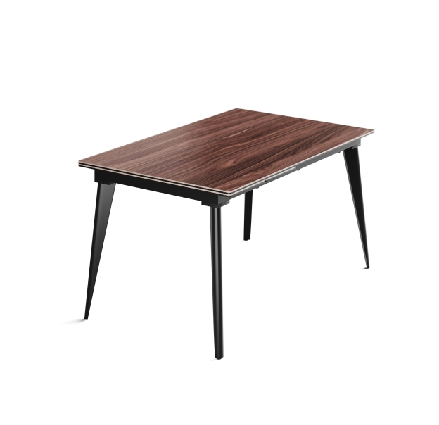 Стол обеденный AUSTRI DINING TABLE BLACK TEAK CERAMIC  240X90X75 СМ. (NRM00529)