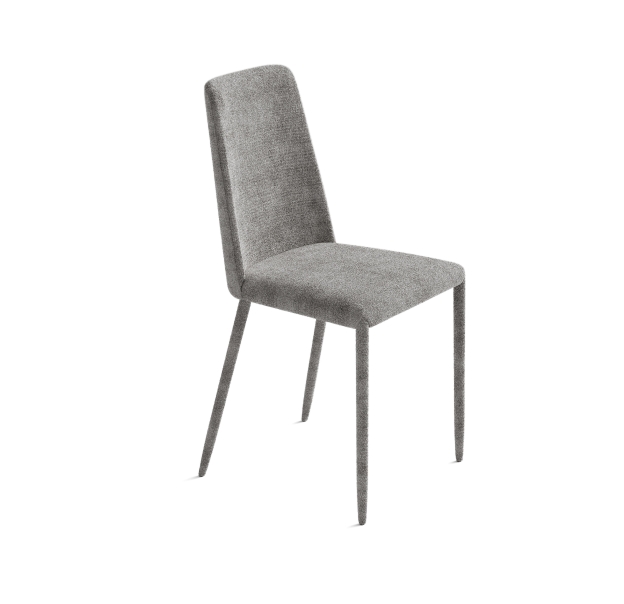 Стул интерьерный RUFUS CHAIR TESSUTO LIGHT GRAY TESSUTO Светло-серый (NRM00583)