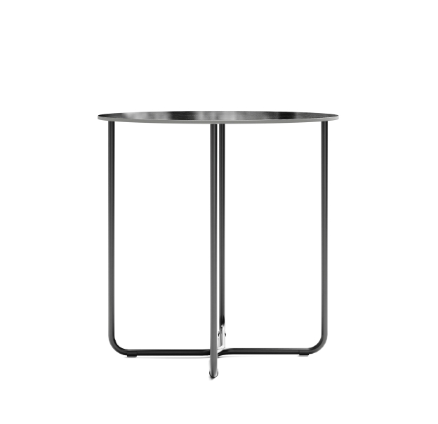 Стол приставной PARADISO SIDE TABLE NERO MATT NERO GRECO CERAMIC  45X45X45 СМ. (NRM00723)