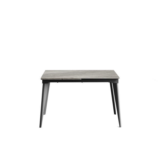 Стол обеденный AUSTRI DINING TABLE ANTHRACITE GLOSSY GRAY MARBLE  180X80X75 СМ. (NRM00775)