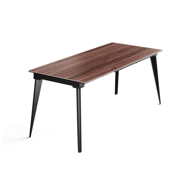 Стол обеденный AUSTRI DINING TABLE BLACK TEAK CERAMIC  180X80X75 СМ. (NRM00777)