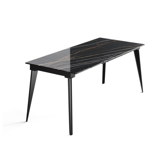 Стол обеденный AUSTRI DINING TABLE BLACK BLACK MARBLE  180X80X75 СМ. (NRM00776)