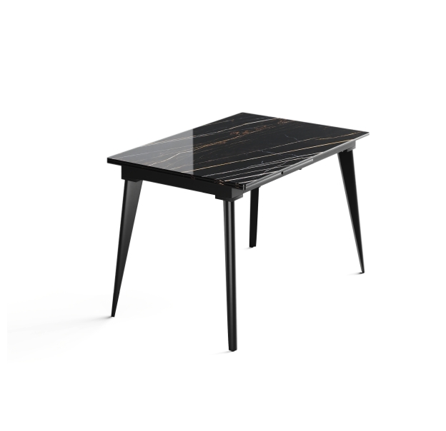 Стол обеденный AUSTRI DINING TABLE BLACK BLACK MARBLE  180X80X75 СМ. (NRM00776)