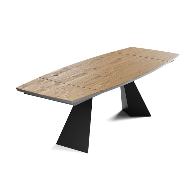 Стол обеденный PASCAL DINING TABLE BLACK RAW OAK  250X95X75 СМ. (NRM00778)