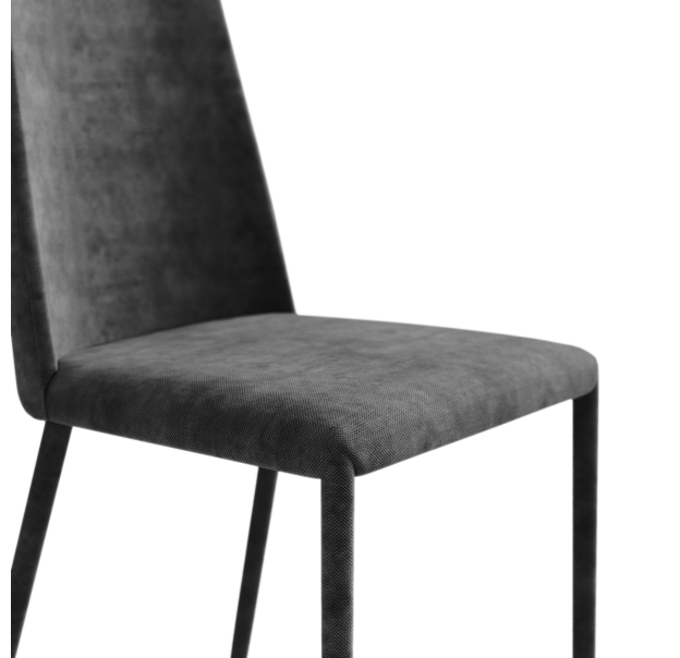 Стул интерьерный RUFUS CHAIR TESSUTO SMOKY GRAY TESSUTO Серый (NRM00903)