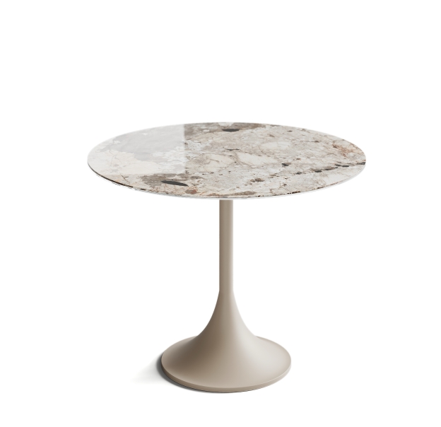 Стол обеденный JETTY DINING TABLE QGTT N.MOOD TUNDRA LUC.  120X120X74 СМ. (NRM00975)