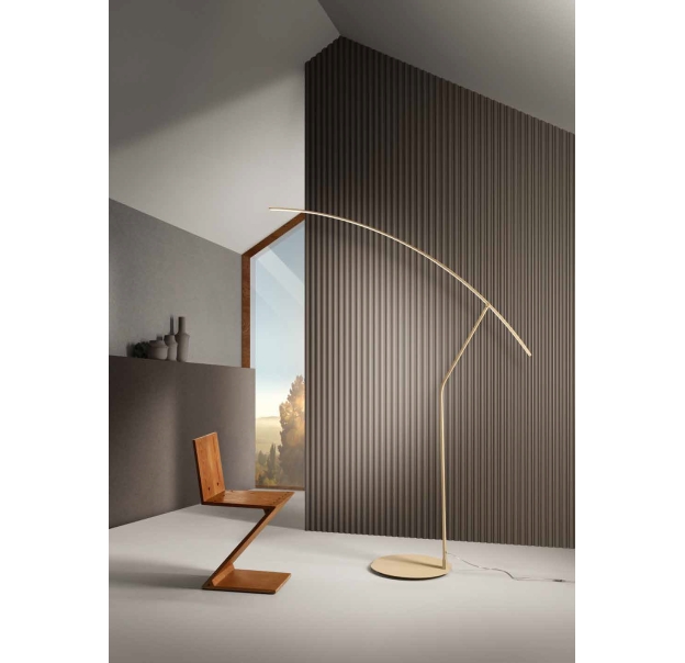 Торшер FOLAGA FLOOR LAMP ORO ORO 146X43X202 СМ. (NRM01252)