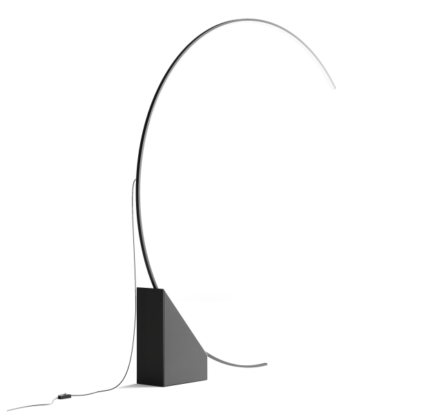 Торшер RUNE FLOOR LAMP NERO NERO 176X20X204 СМ. (NRM01250)