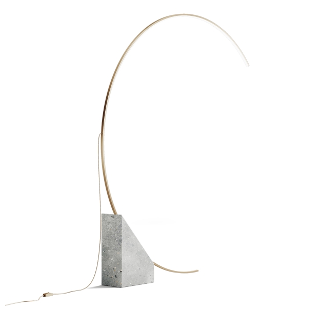 Торшер RUNE FLOOR LAMP ORO ORO 176X14X204 СМ. (NRM01249)