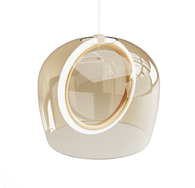 Светильник подвесной PINTA PENDANT LAMP ALFA AMBRA ORO 30X30X23 СМ. (NRM01261)