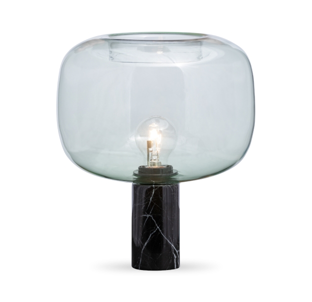 Светильник настольный DENOVO TABLE LAMP transparent black 23,4X21,4X28 СМ. (FUG00013)