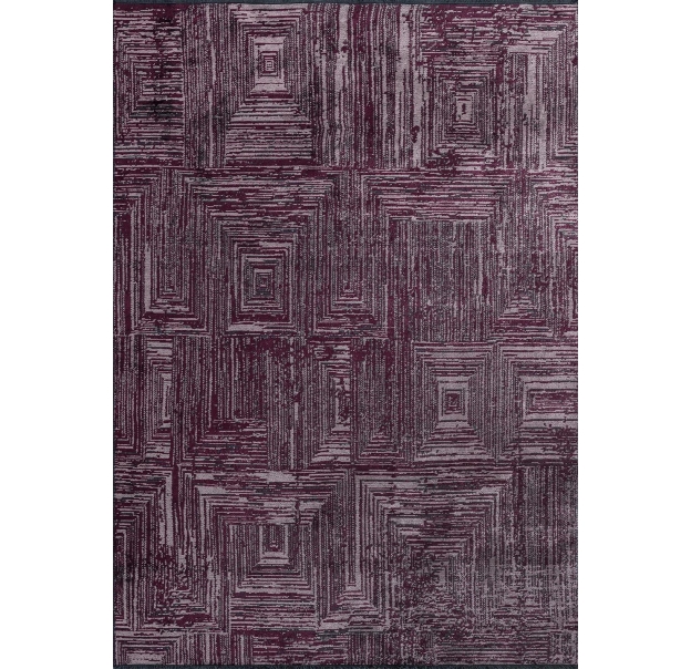 Ковер современный CORAL SICILY 300X200 см.  (NRM01825) DARK DAMSON - DAMSON