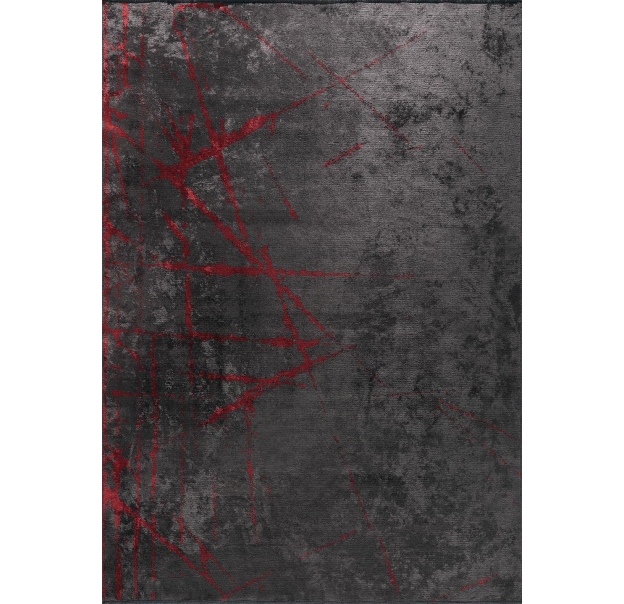 Ковер современный CORAL CRACK 300X200 см.  (NRM01636) RED - CHARCOAL