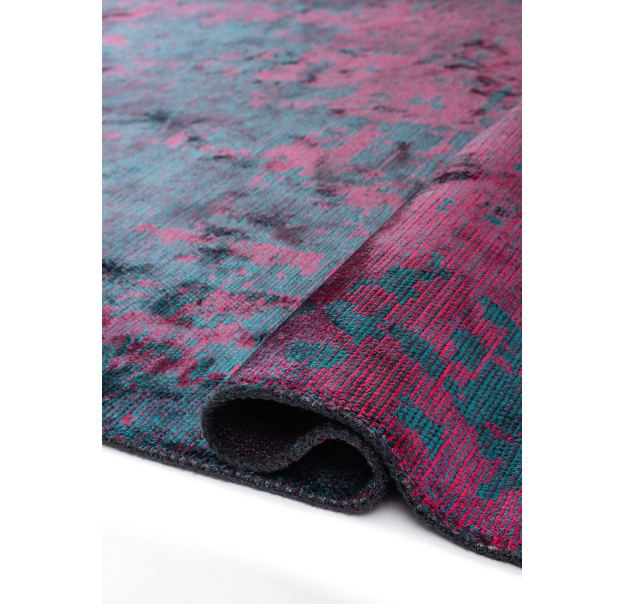 Ковер современный MARQUISE HORIZON 300X200 см.  (NRM03184) DARK TURQUOISE - DARK DAMSON - MAGENTA