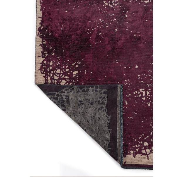 Ковер современный CORAL TANGLE 340X240 см.  (NRM01865) DARK DAMSON - DARK BEIGE