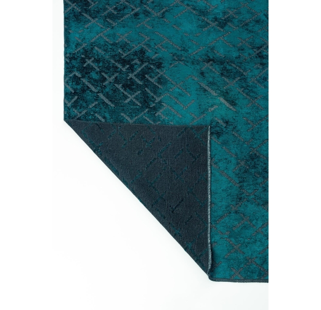 Ковер современный CRYSTAL MYSTIQUE 300X200 см.  (NRM02683) DARK TURQUOISE