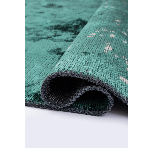 Ковер современный CORAL PAINT 230X160 см.  (NRM01398) DARK GREEN - GREY