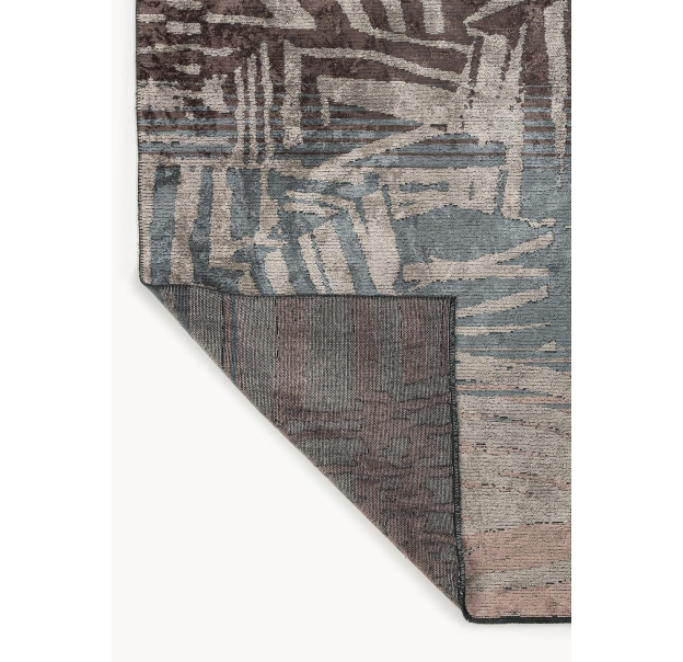 Ковер современный ISTANBUL GRAFFITI 230X160 см.  (NRM02967) CHARCOAL - DARK MINK - BLUE - COPPER - C