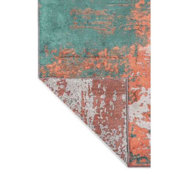 Ковер современный MARQUISE BLAZE 230X160 см.  (NRM03117) DARK GREEN - CORAL - BONE