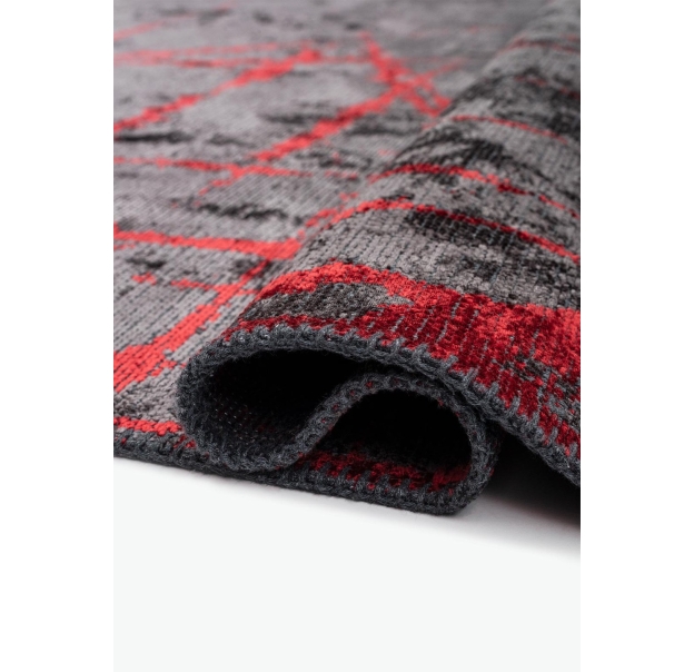 Ковер современный CORAL CRACK 230X160 см.  (NRM01635) RED - CHARCOAL