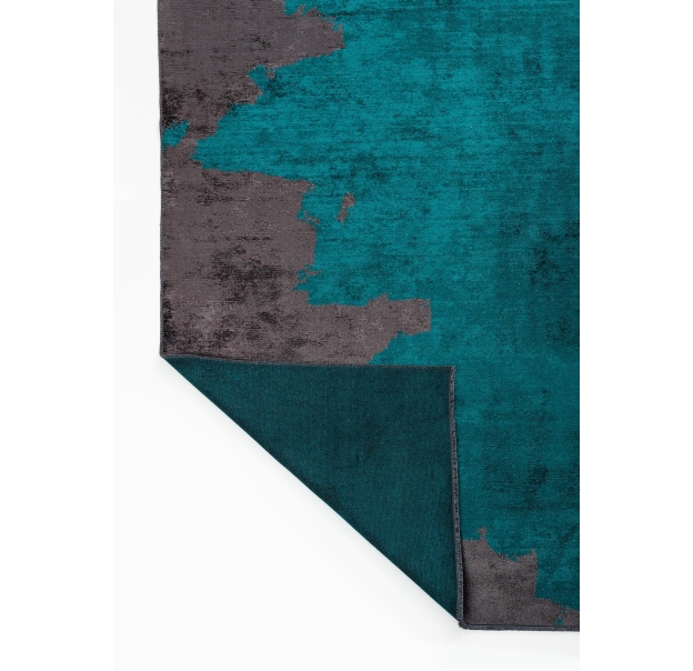 Ковер современный CORAL COAST 230X160 см.  (NRM01473) DARK TURQUOISE - CHARCOAL